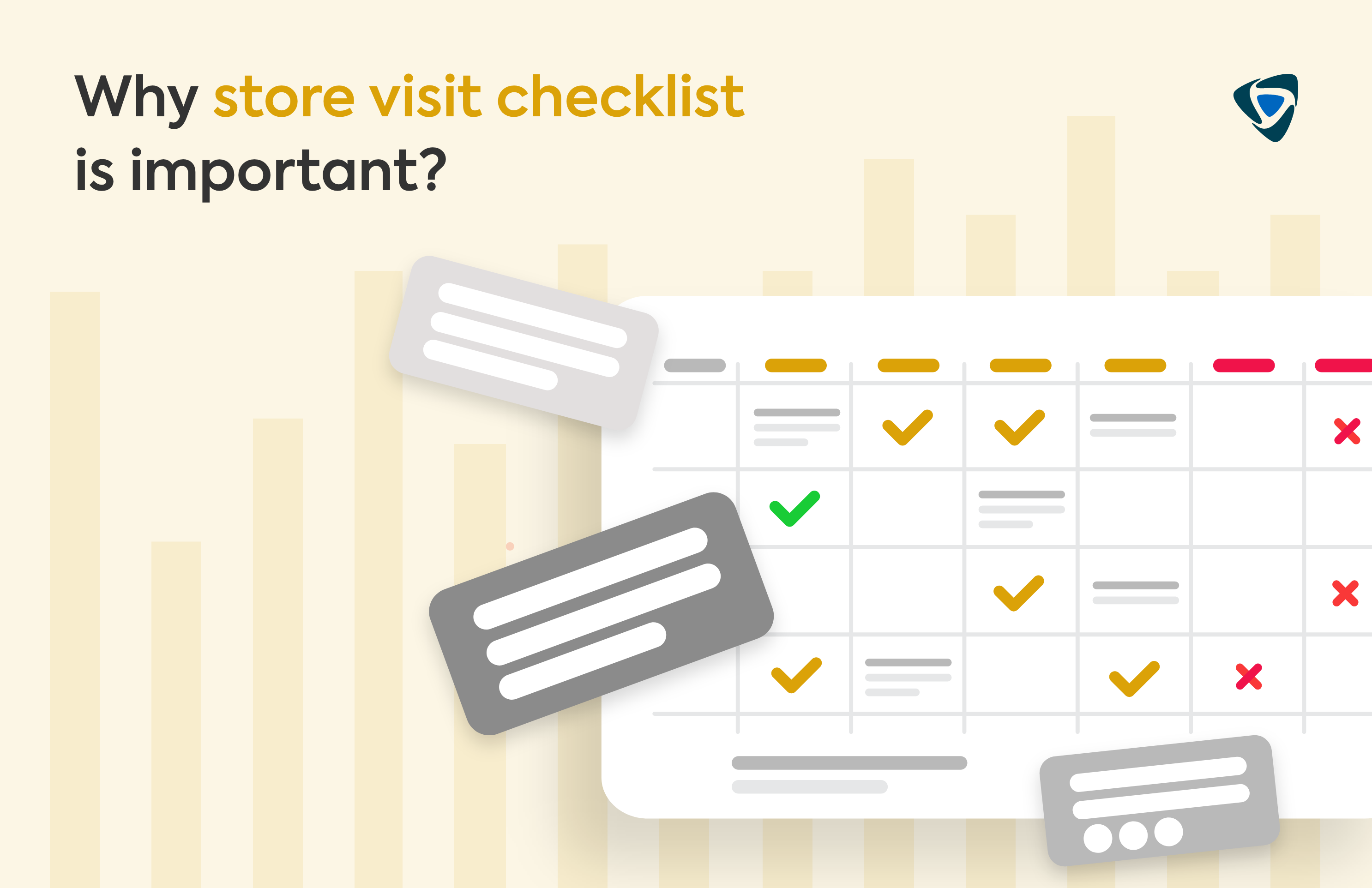 Why store visit checklist is important?