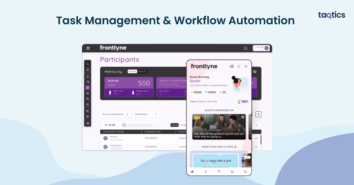 Task Management & Workflow Automation