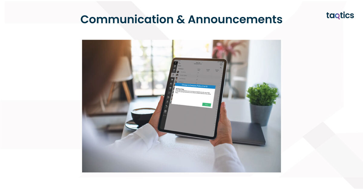 Communication & Announcements