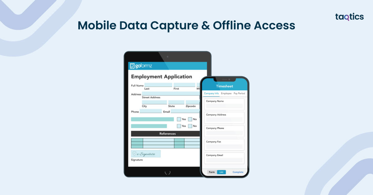 Mobile Data Capture & Offline Access