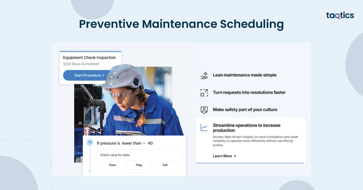 Preventive Maintenance Scheduling