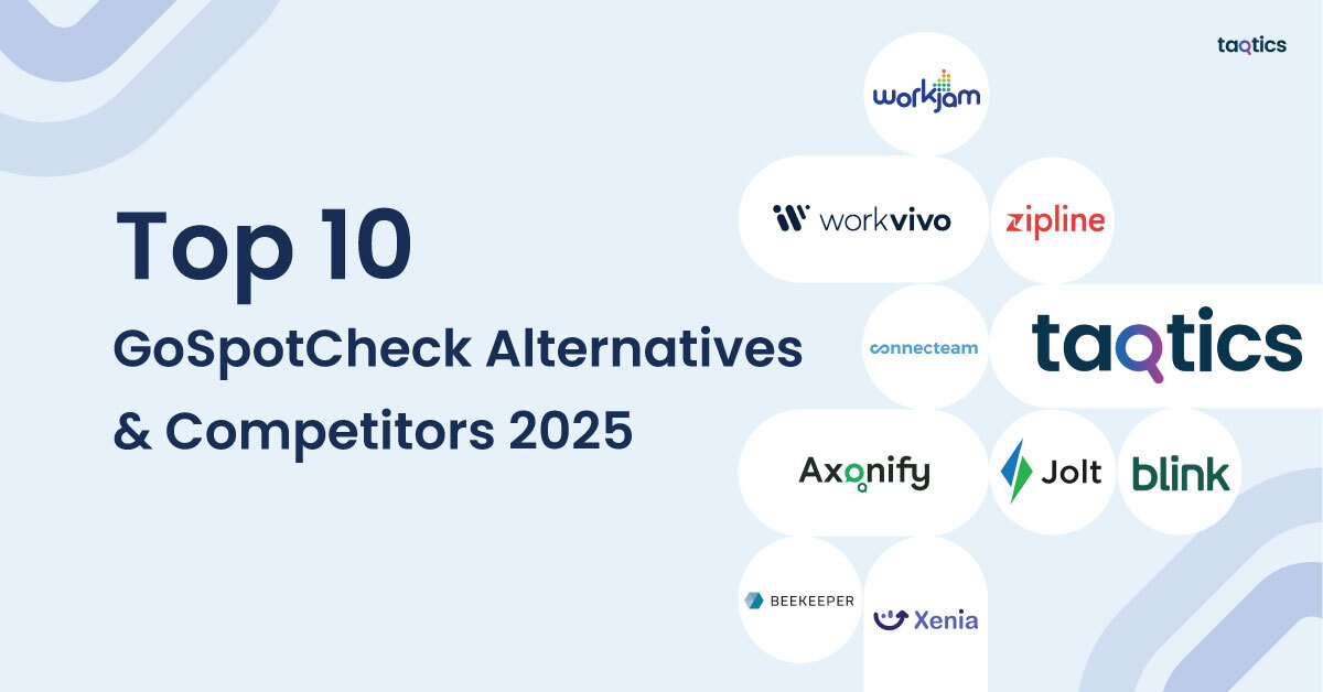 Top 10 GoSpotCheck Alternatives & Competitors 2025