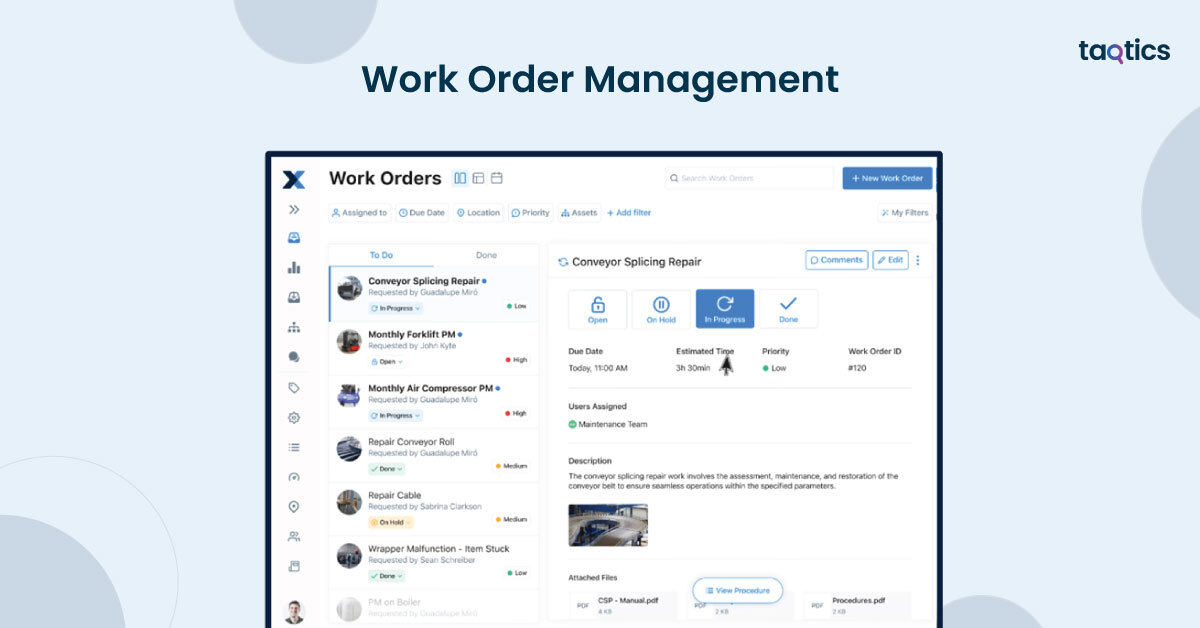 Work Order Management