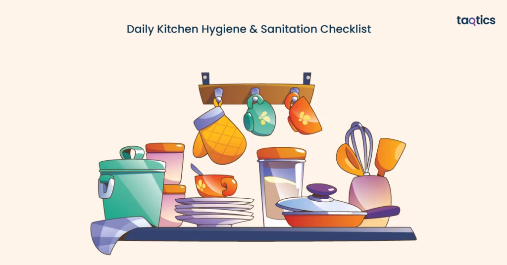 Daily Kitchen Hygiene & Sanitation Checklist