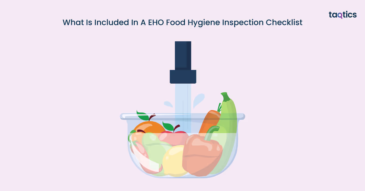 What Is Included In A EHO Food Hygiene Inspection Checklist
