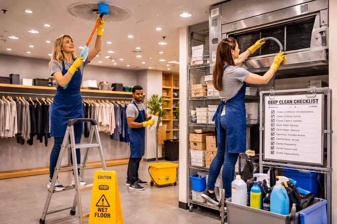 Commercial deep cleaning checklist lifestyle