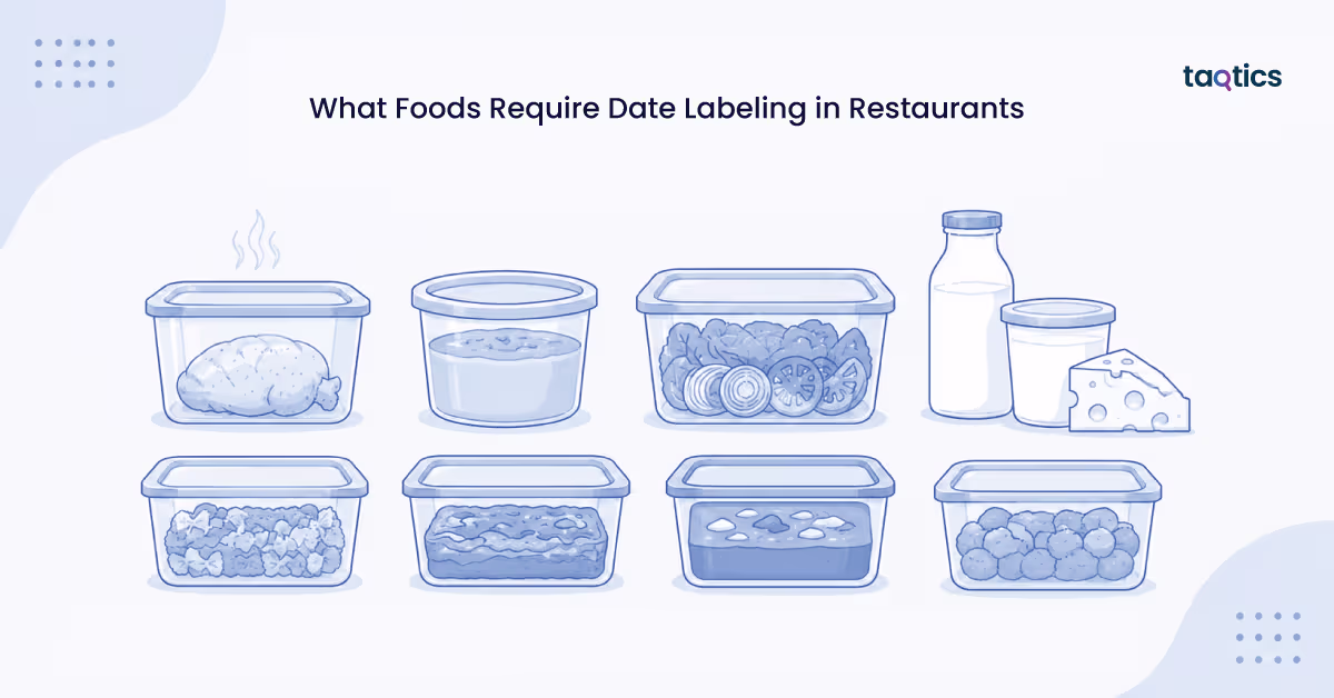 What Foods Require Date Labeling in Restaurants?
